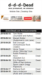 Mobile Screenshot of d-d-d-dead.com